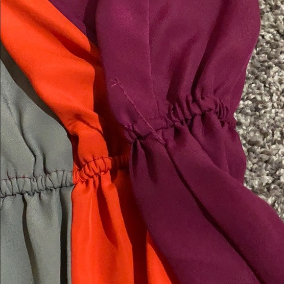 Mossimo Color Block Thin Strap V Neck Dress - Picture 8 of 8